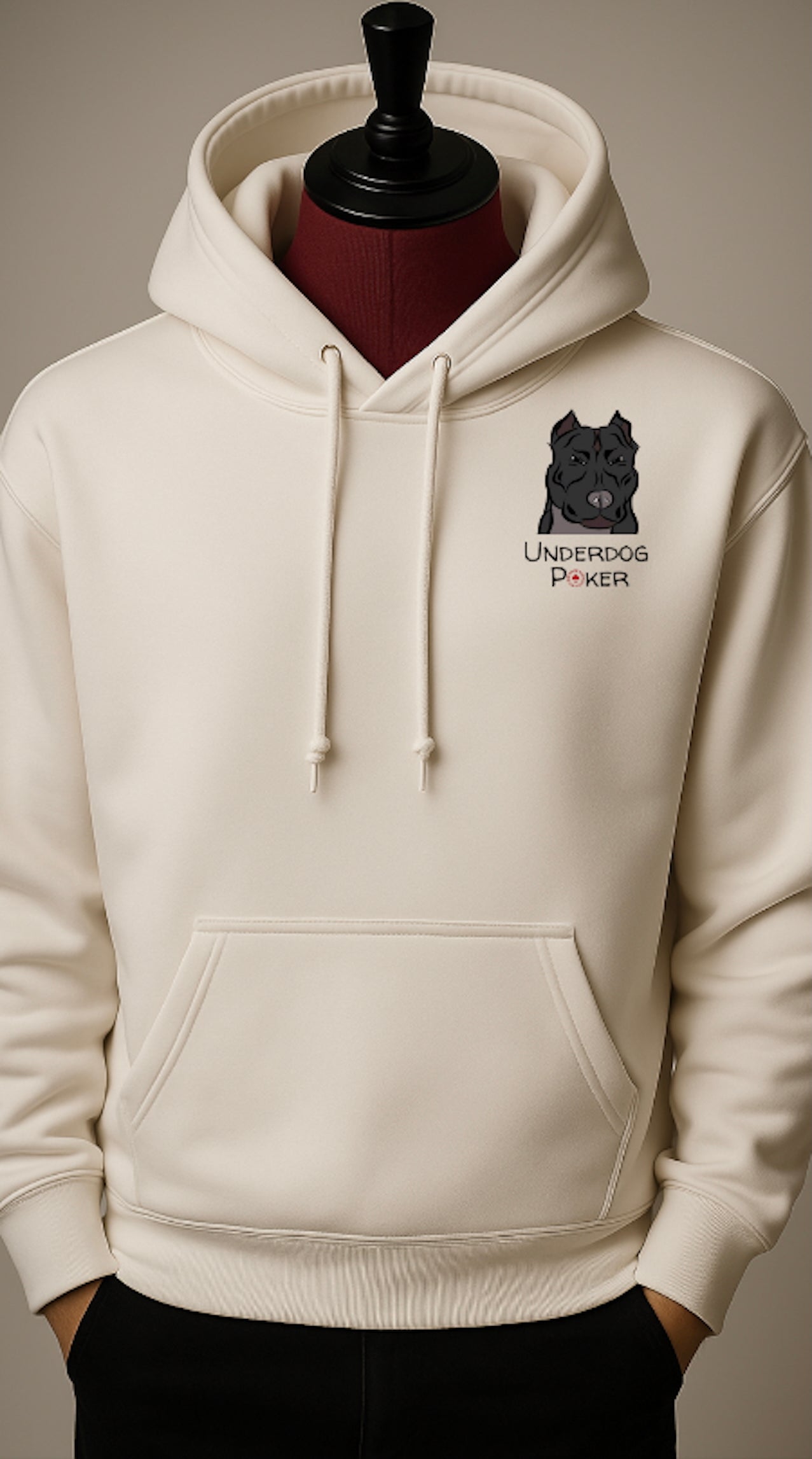 Pullover Sweatshirt (Pocket Logo) - White