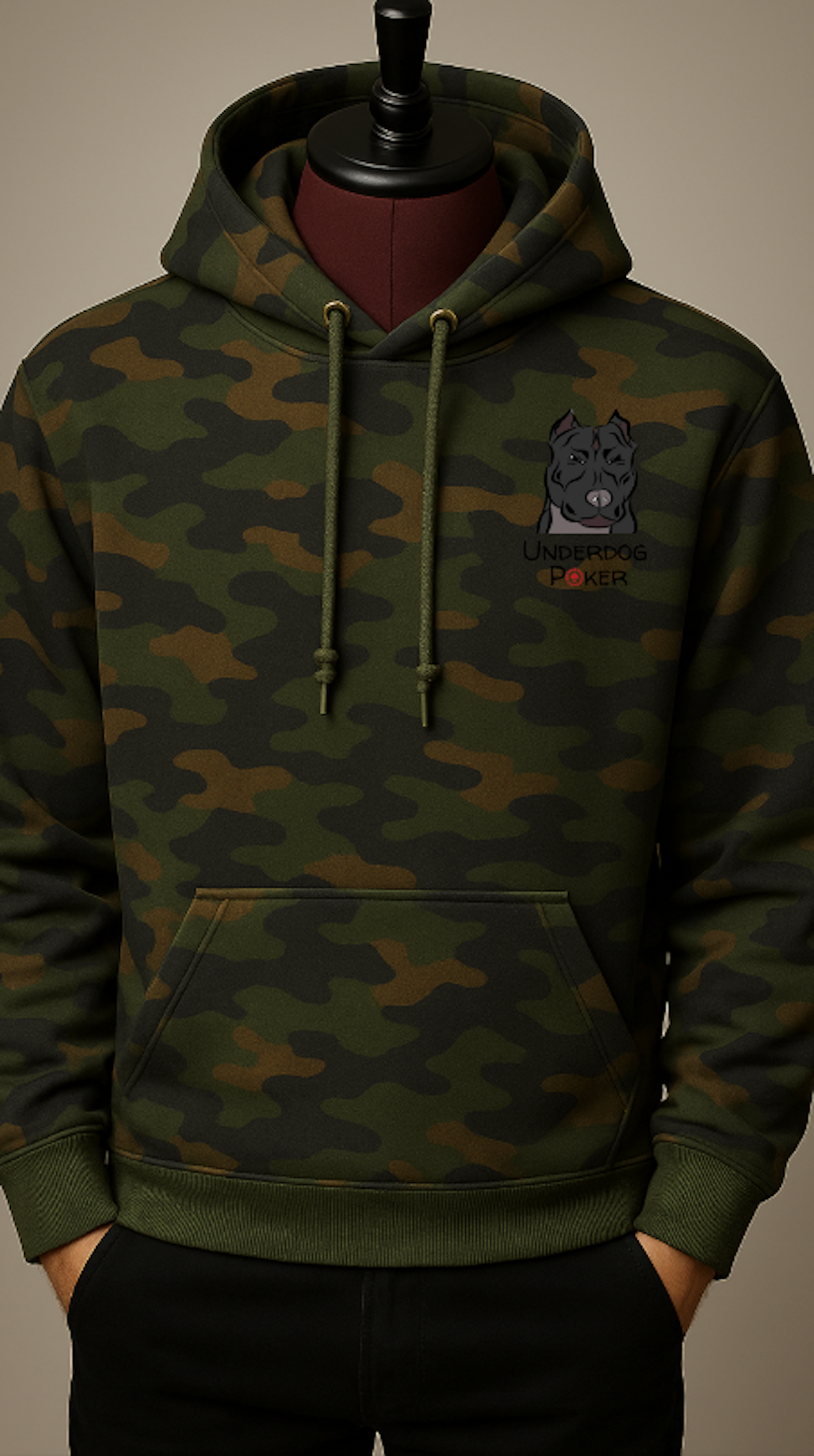 Pullover Sweatshirt (Pocket Logo) - Camo