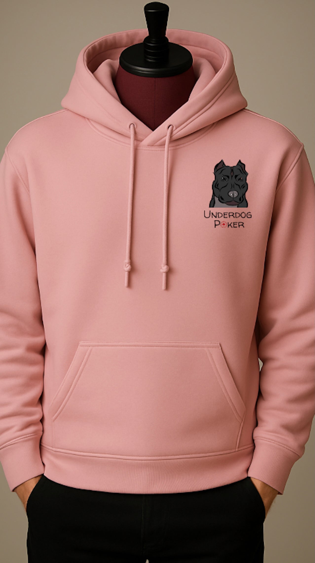Pullover Sweatshirt (Pocket Logo) - Pink