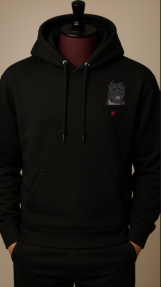 Pullover Sweatshirt (Pocket Logo) - Black